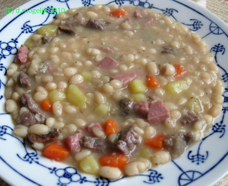 Weisse Bohnen Suppe